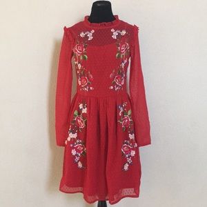 ♣️ dot&lace tea dress♣️